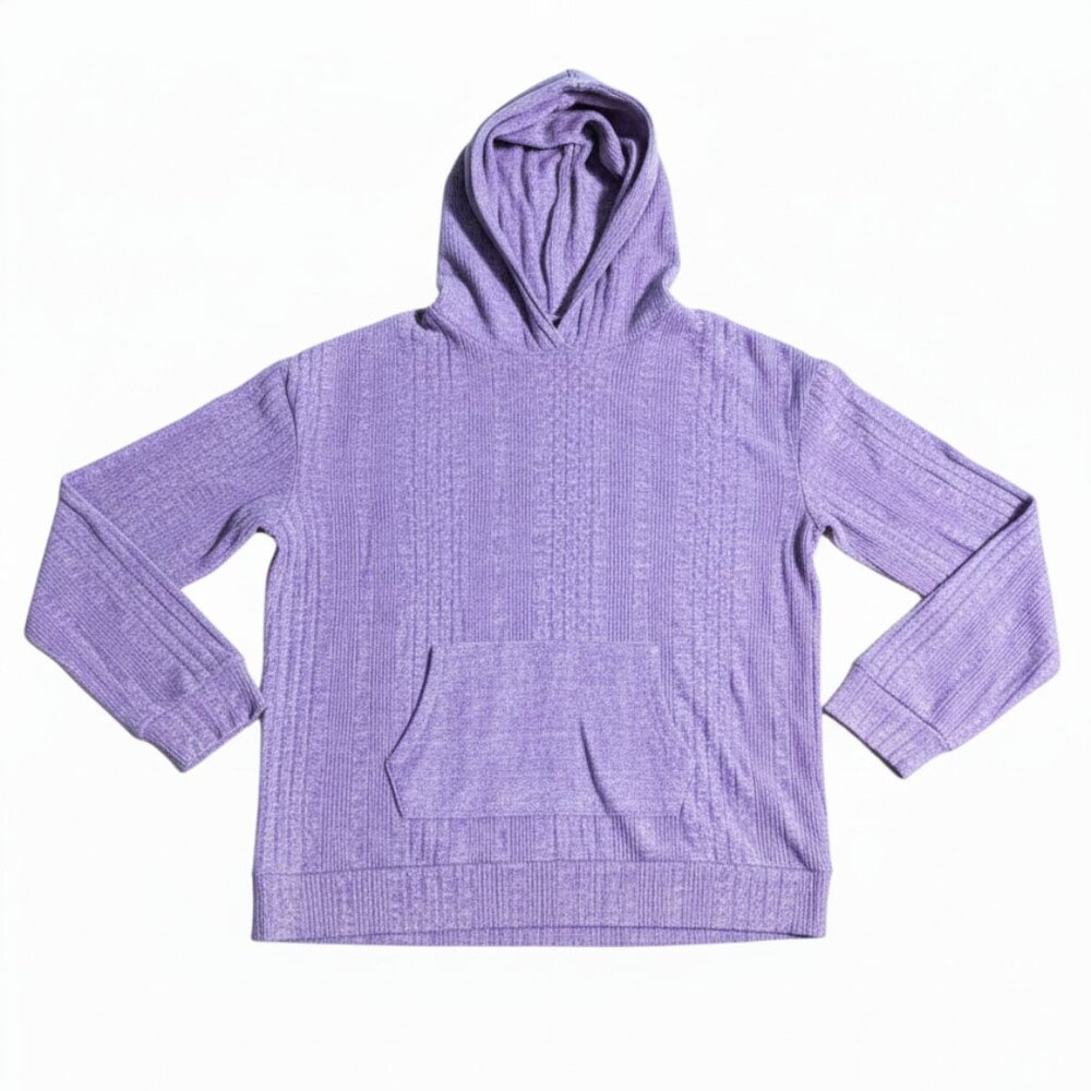 Freely Girls' Lightweight Purple Pullover Hoodie NEW